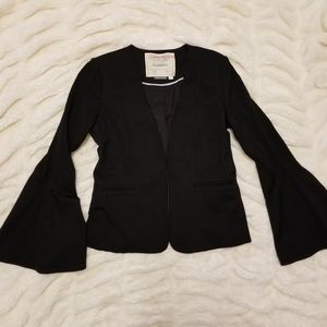 Anthro Bell-sleeved blazer